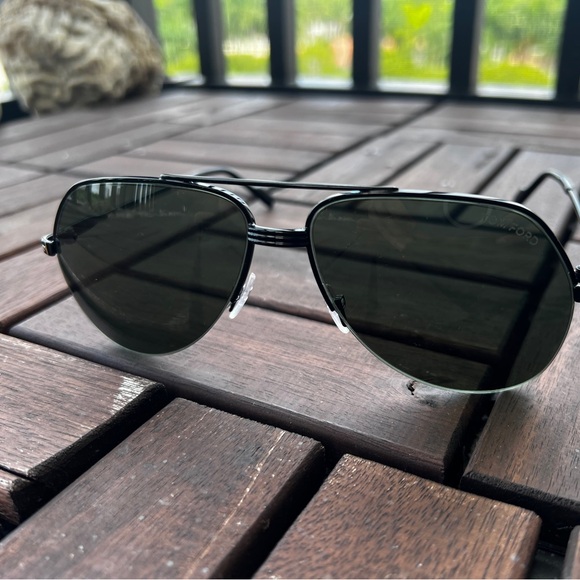 Tom Ford TF644 01N Black Green - Picture 3 of 14